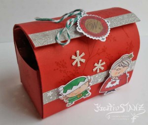 KreativStanz Rundbogenschachtel Verpackung Weihnachtswerkstatt von Stampin’ Up! Weihnachten christmas holiday #stampinup #christmas http://kreativstanz.bastelblogs.de/