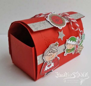 KreativStanz Rundbogenschachtel Verpackung Weihnachtswerkstatt von Stampin’ Up! Weihnachten christmas holiday #stampinup #christmas http://kreativstanz.bastelblogs.de/